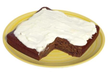 Molasses Spice Cake With Lemon Frosting Recipe Image